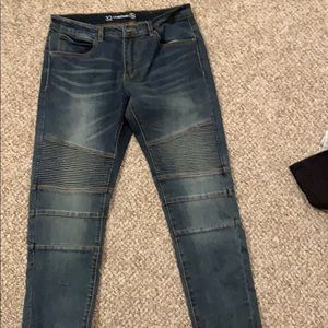 Biker moto jeans